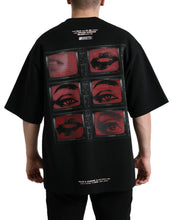 Load image into Gallery viewer, Dolce & Gabbana Black Eyes Print Cotton Round Neck T-shirt