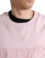 Load image into Gallery viewer, Dolce & Gabbana Pink Embroidered Crew Neck Pullover Sweater