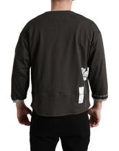 Load image into Gallery viewer, Dolce & Gabbana Dark Gray Cotton Button Down Pullover Sweater