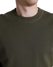 Load image into Gallery viewer, Dolce & Gabbana Green Cotton Crew Neck Men Pullover Sweater