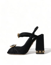 Load image into Gallery viewer, Dolce & Gabbana Elegant Black Ankle Strap Heels