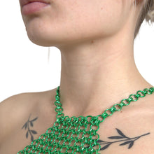 Load image into Gallery viewer, Dolce & Gabbana Emerald Halter Cropped Tank Top