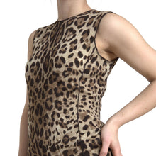 Load image into Gallery viewer, Dolce & Gabbana Elegant Leopard Print Tank Top