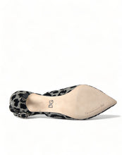 Load image into Gallery viewer, Dolce & Gabbana Crystal Leopard Slingback Heels Pumps