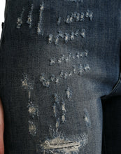 Load image into Gallery viewer, Dolce & Gabbana Dark Blue Distressed GRACE Skinny Denim Jeans