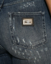 Load image into Gallery viewer, Dolce & Gabbana Dark Blue Distressed GRACE Skinny Denim Jeans