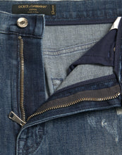 Load image into Gallery viewer, Dolce & Gabbana Dark Blue Distressed GRACE Skinny Denim Jeans