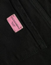 Load image into Gallery viewer, Dolce & Gabbana Black Cotton Mid Waist Skinny Denim Jeans