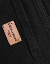 Load image into Gallery viewer, Dolce & Gabbana Black Cotton Mid Waist Skinny Denim Jeans