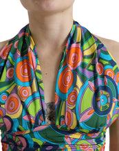 Load image into Gallery viewer, Dolce & Gabbana Elegant Silk Blend Halter Cropped Top