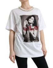 Load image into Gallery viewer, Dolce & Gabbana J.Lo Portrait Crystal Tee – Limited Edition