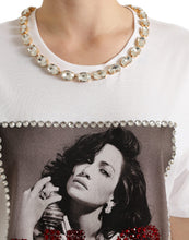 Load image into Gallery viewer, Dolce & Gabbana J.Lo Portrait Crystal Tee – Limited Edition