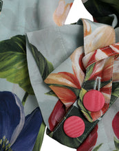 Load image into Gallery viewer, Dolce & Gabbana Multicolor Floral Silk Trench Coat Jacket
