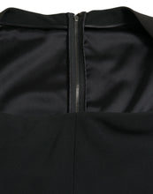 Load image into Gallery viewer, Dolce & Gabbana Black Cady Viscose Sleeveless Dress