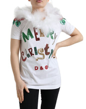 Load image into Gallery viewer, Dolce & Gabbana Elegant Sequin Embellished Cotton Tee