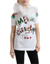 Load image into Gallery viewer, Dolce & Gabbana Elegant Sequin Embellished Cotton Tee