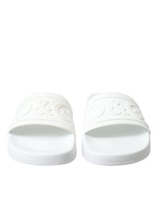 Load image into Gallery viewer, Dolce & Gabbana Elegant White Logo Slides