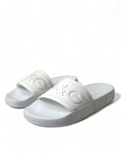 Load image into Gallery viewer, Dolce & Gabbana Elegant White Logo Slides