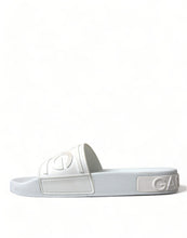 Load image into Gallery viewer, Dolce & Gabbana Elegant White Logo Slides