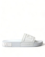 Load image into Gallery viewer, Dolce & Gabbana Elegant White Logo Slides
