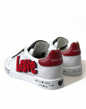 Load image into Gallery viewer, Dolce & Gabbana Chic White Portofino Leather Sneakers