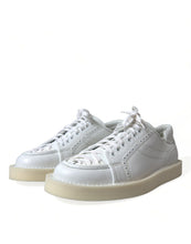 Load image into Gallery viewer, Dolce & Gabbana White Leather Low Top Oxford Sneakers Shoes