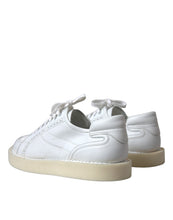 Load image into Gallery viewer, Dolce & Gabbana White Leather Low Top Oxford Sneakers Shoes