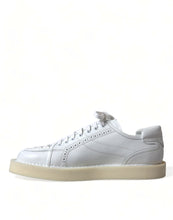 Load image into Gallery viewer, Dolce & Gabbana White Leather Low Top Oxford Sneakers Shoes
