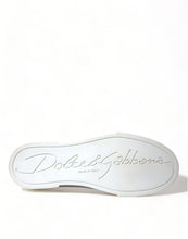 Load image into Gallery viewer, Dolce & Gabbana Gold White Brocade Low Top Sneakers Women Shoes