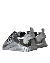 Load image into Gallery viewer, Dolce & Gabbana Silver Lace Up Low Top Men NS1 Sneakers Shoes