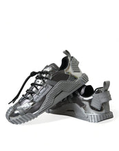 Load image into Gallery viewer, Dolce & Gabbana Silver Lace Up Low Top Men NS1 Sneakers Shoes