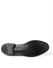 Load image into Gallery viewer, Dolce & Gabbana Brown Leather Lace Up Formal Derby Dress Shoes