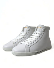 Load image into Gallery viewer, Dolce & Gabbana White Saint Tropez High Top Men Sneakers Shoes