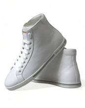 Load image into Gallery viewer, Dolce & Gabbana White Saint Tropez High Top Men Sneakers Shoes
