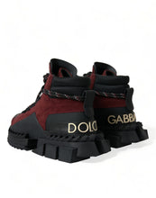 Load image into Gallery viewer, Dolce & Gabbana Burgundy Super King High Top Men Sneakers Shoes