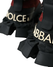 Load image into Gallery viewer, Dolce & Gabbana Burgundy Super King High Top Men Sneakers Shoes
