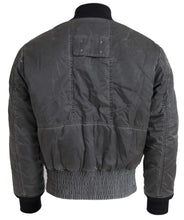 Load image into Gallery viewer, MM6 Maison Margiela Elegant Gray Bomber Jacket Full Zip Closure