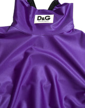 Load image into Gallery viewer, Dolce & Gabbana Purple Nylon Stretch Slim Long Sleeves Top