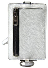 Load image into Gallery viewer, Dolce & Gabbana Elegant White Leather Cardholder Lanyard