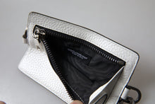 Load image into Gallery viewer, Dolce & Gabbana Elegant White Leather Cardholder Lanyard