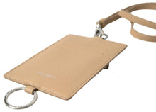 Load image into Gallery viewer, Dolce & Gabbana Elegant Beige Leather Cardholder Wallet