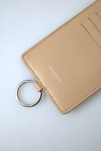 Load image into Gallery viewer, Dolce & Gabbana Elegant Beige Leather Cardholder Wallet