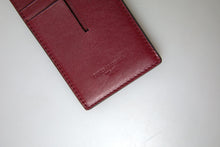 Load image into Gallery viewer, Dolce & Gabbana Elegant Red Leather Cardholder with Lanyard