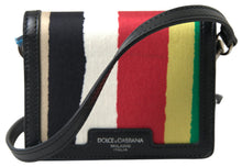 Load image into Gallery viewer, Dolce & Gabbana Multicolor Bifold Leather Wallet with Strap
