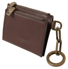 Load image into Gallery viewer, Dolce & Gabbana Elegant Brown Leather Coin Purse Wallet