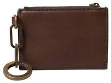 Load image into Gallery viewer, Dolce & Gabbana Elegant Brown Leather Coin Purse Wallet