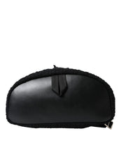 Load image into Gallery viewer, Dolce & Gabbana Black Silver Wool Zaino Tricot Backpack Men Bag