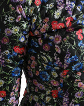 Load image into Gallery viewer, Dolce & Gabbana Multicolor Floral Nylon Sheath Mini Dress