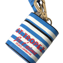 Load image into Gallery viewer, Dolce & Gabbana Chic Striped Leather Airpods Case