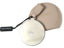Load image into Gallery viewer, Dolce & Gabbana Elegant Calfskin Leather Hand Mirror Holder